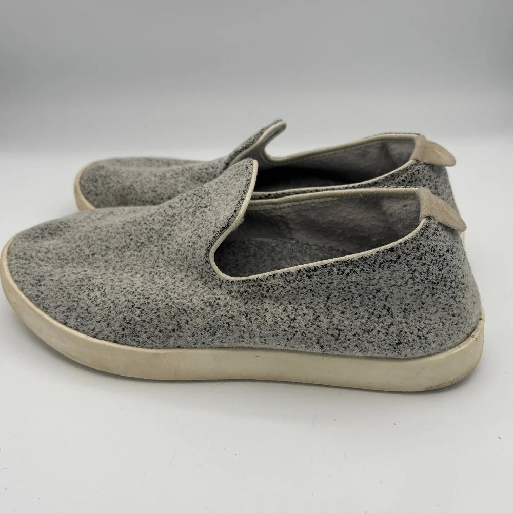 Allbirds Wool Loungers Women Sz 8 Gray Slip On Comfort Eco-Friendly Shoes
